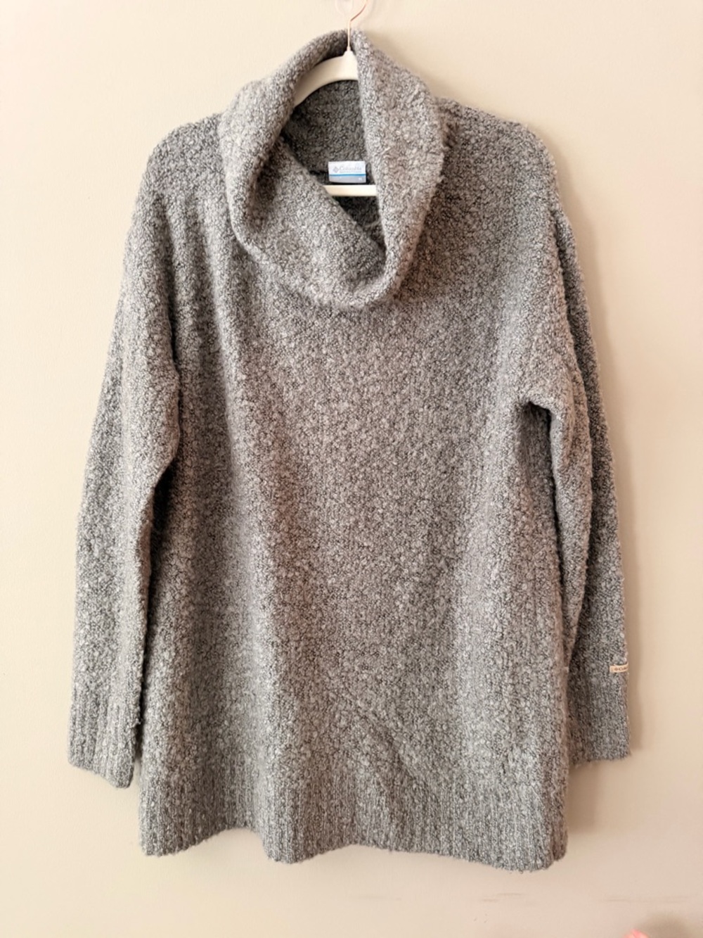 Columbia Women's Gray Cowl Neck Sweater